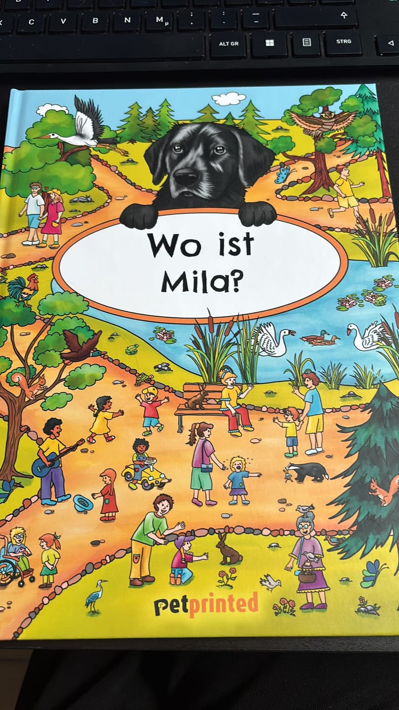 Customer photo review of Wo bist du? - Personalisiertes Hunde-Wimmelbuch