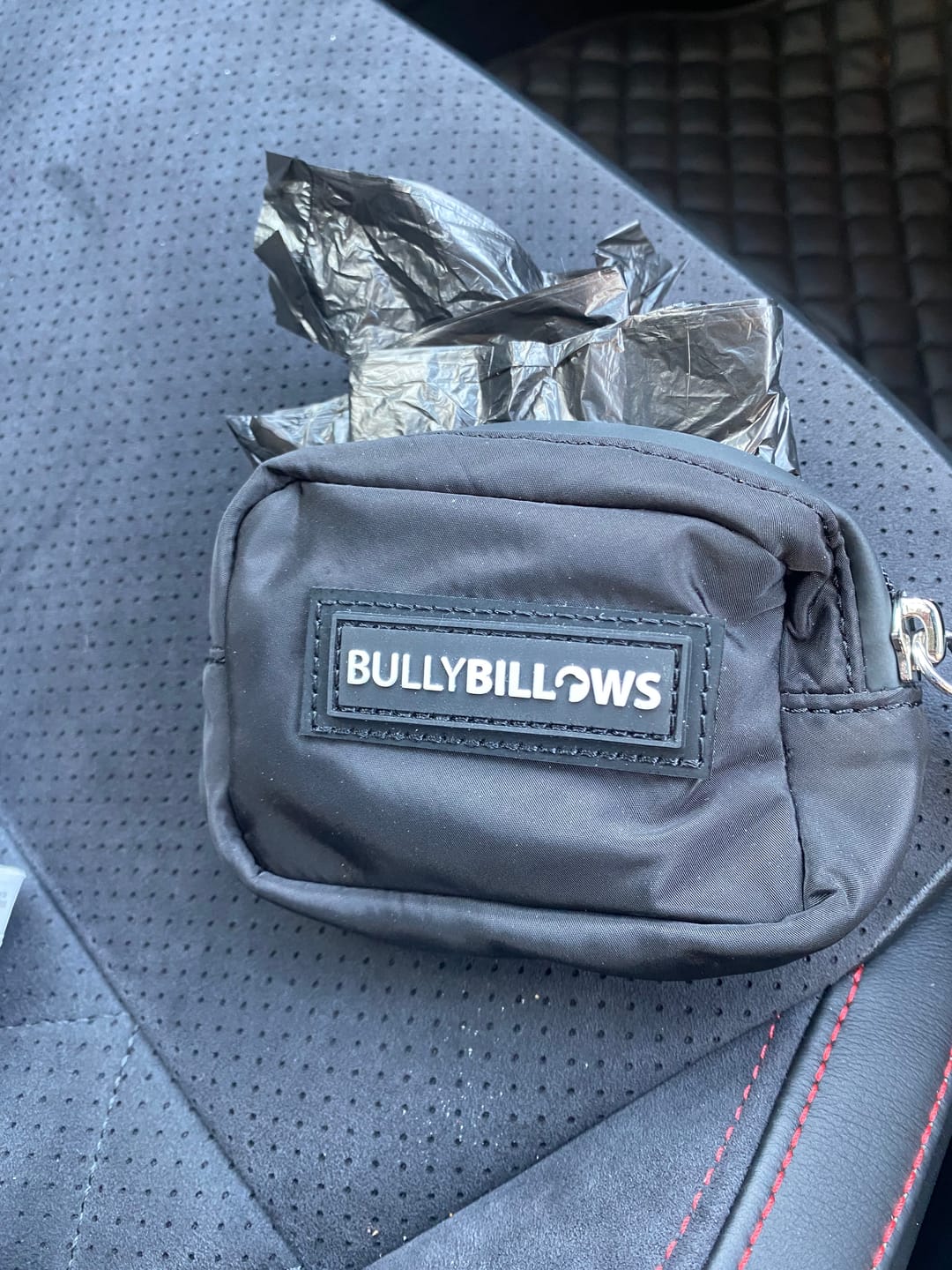 Customer photo review of Poop Bag Holder | Attachable - One Size