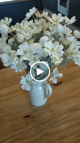 Customer video review of Fleurs de Marguerite - Blanc (10 tiges)