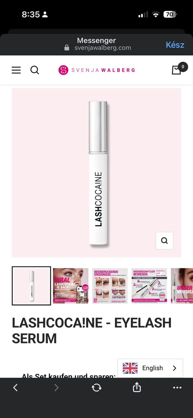 Customer photo review of LASHCOCA!NE & BROWCOCA!NE