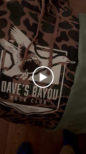 Customer video review of Custom Heavyweight Camo-Styled Hoodie - IND4000