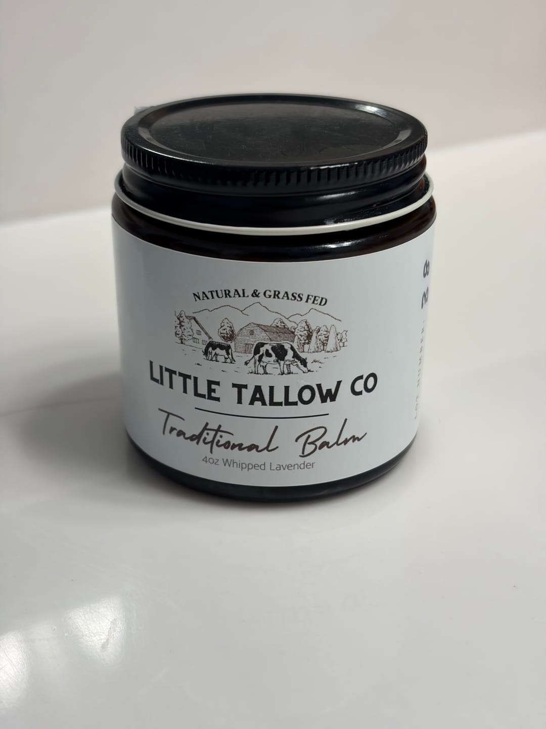 Customer photo review of Traditional Whipped Tallow Balm - 4oz Glass Jar