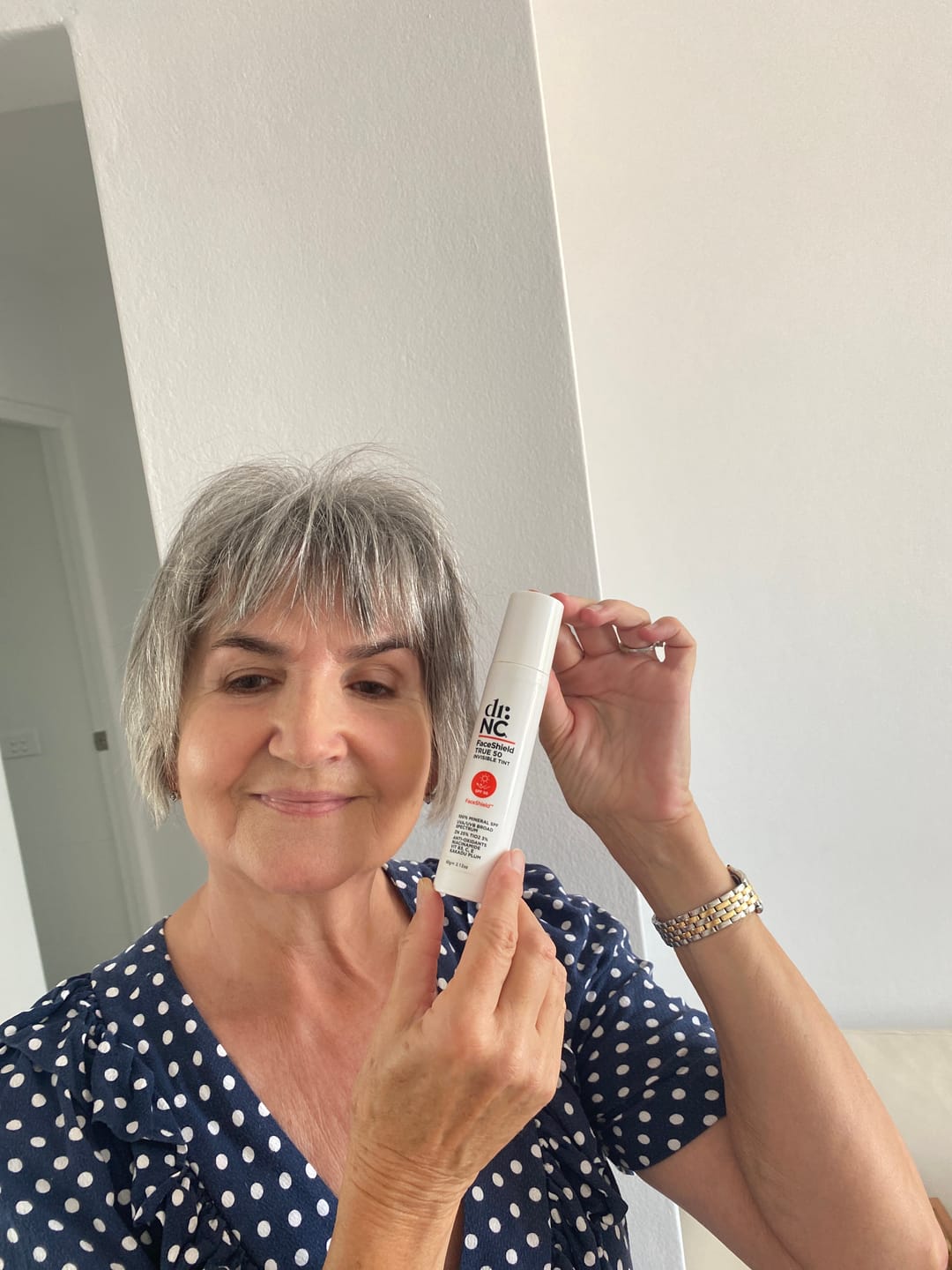 Customer photo review of drNC FACESHIELD TRUE 50 INVISIBLE TINT