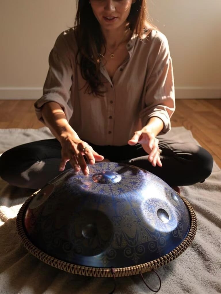 Customer photo review of Cosmos handpan - Oberon Pulse handpan pan drum 9/10/12 Notes