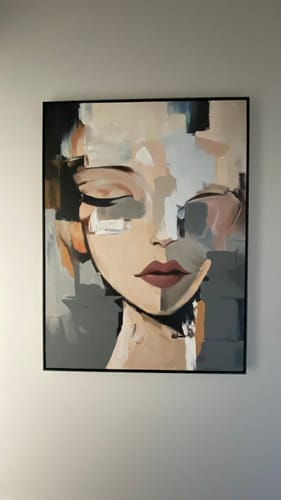 Customer review photo for Plaster Art Texture Painting #SG258