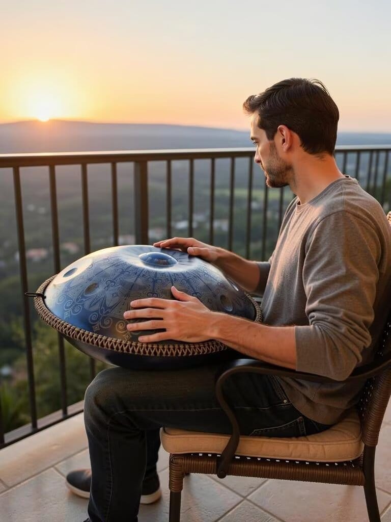 Customer photo review of Cosmos handpan - Oberon Pulse handpan pan drum 9/10/12 Notes