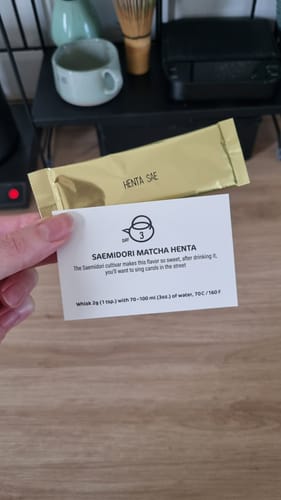 Customer photo review of Matcha Advent Calendar