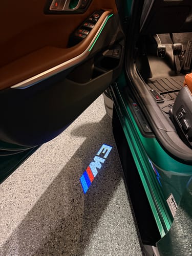 Customer photo review of BMW G SERIES DOOR LIGHTS