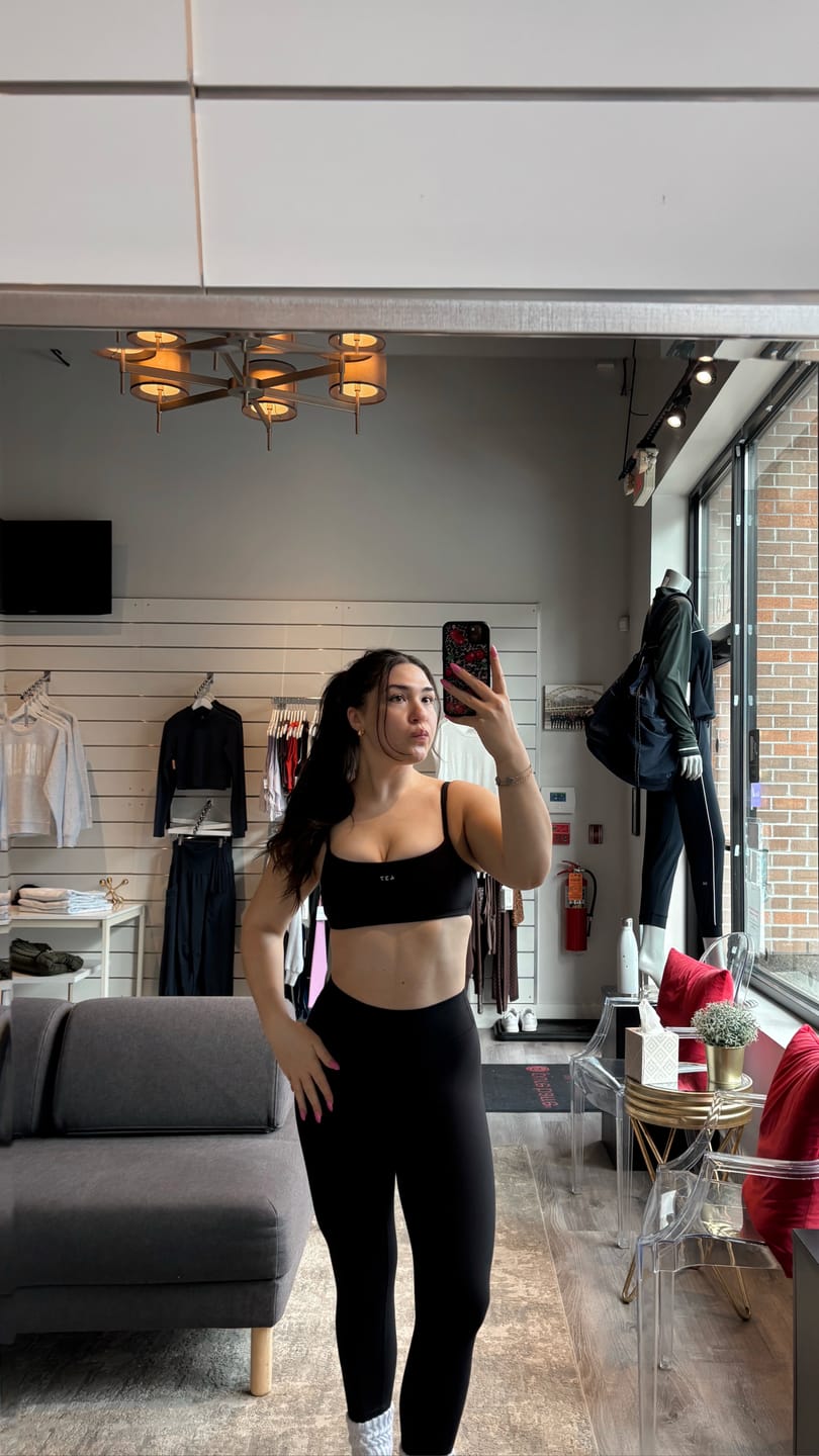 Customer photo review of The Micro Bra / Black
