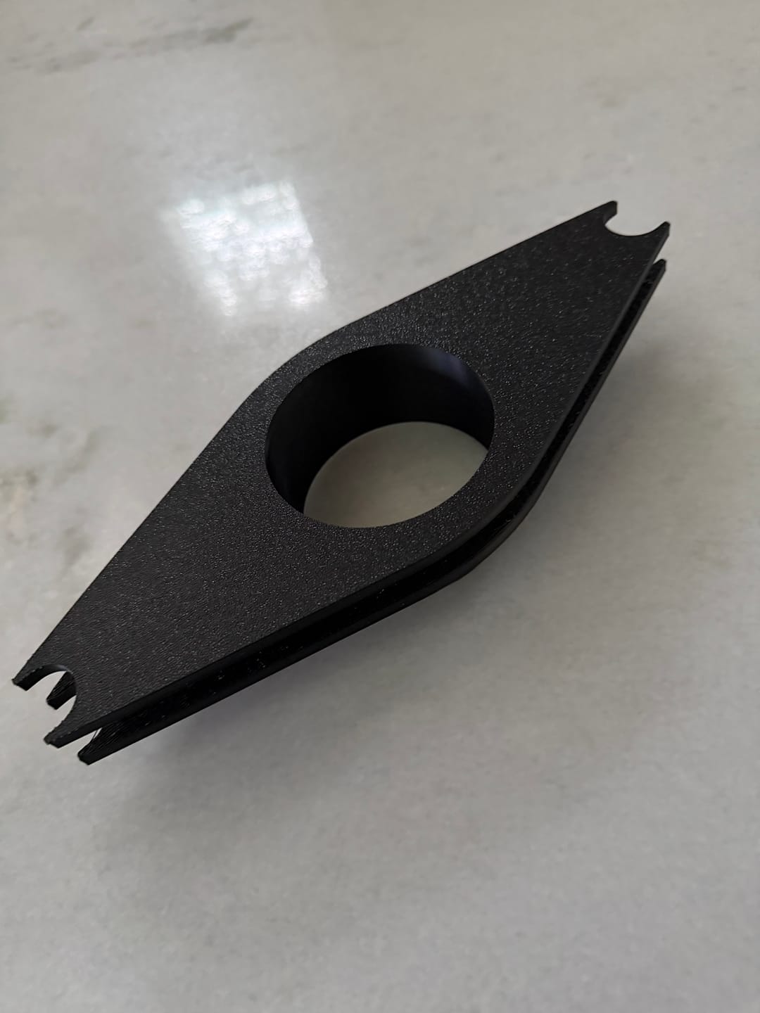 Customer photo review of Tent Zipper Vent for Diesel Heater/AC 3" Ducting 3D Printed *FREE SHIPPING