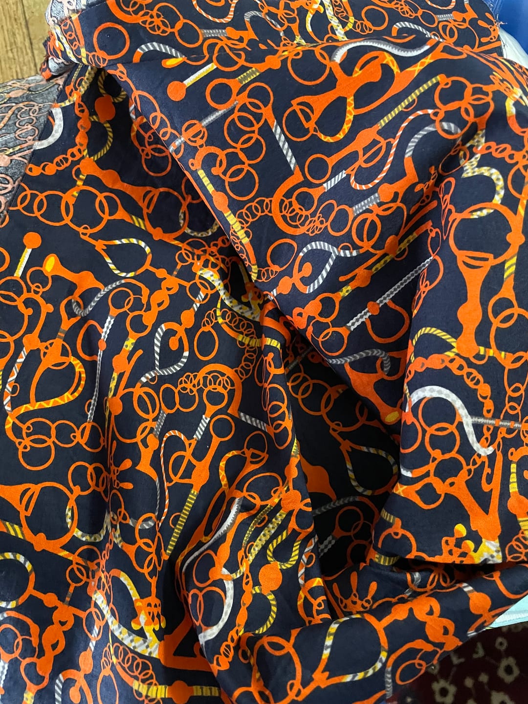 Customer photo review of Chains and Ropes Cotton Poplin Fabric