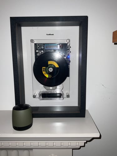 Customer photo review of M1 Music Frame CD Player