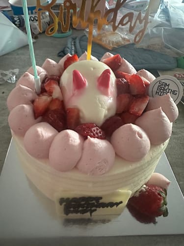 Customer photo review of Strawberry Bunny