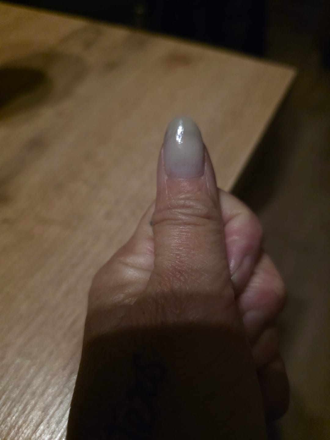 Customer photo review of Fake Tips Set - Halve Tips
