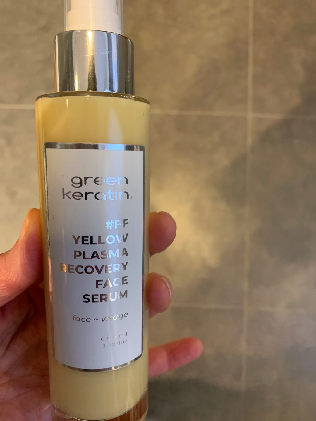 Customer photo review of YELLOW PLASMA – Sérum Réparateur pour le visage #FF