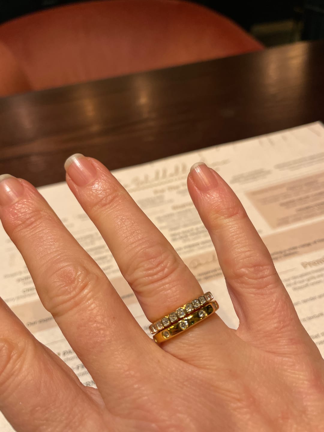 Customer photo review of Versa Half Eternity Lab Grown Diamond Band Ring