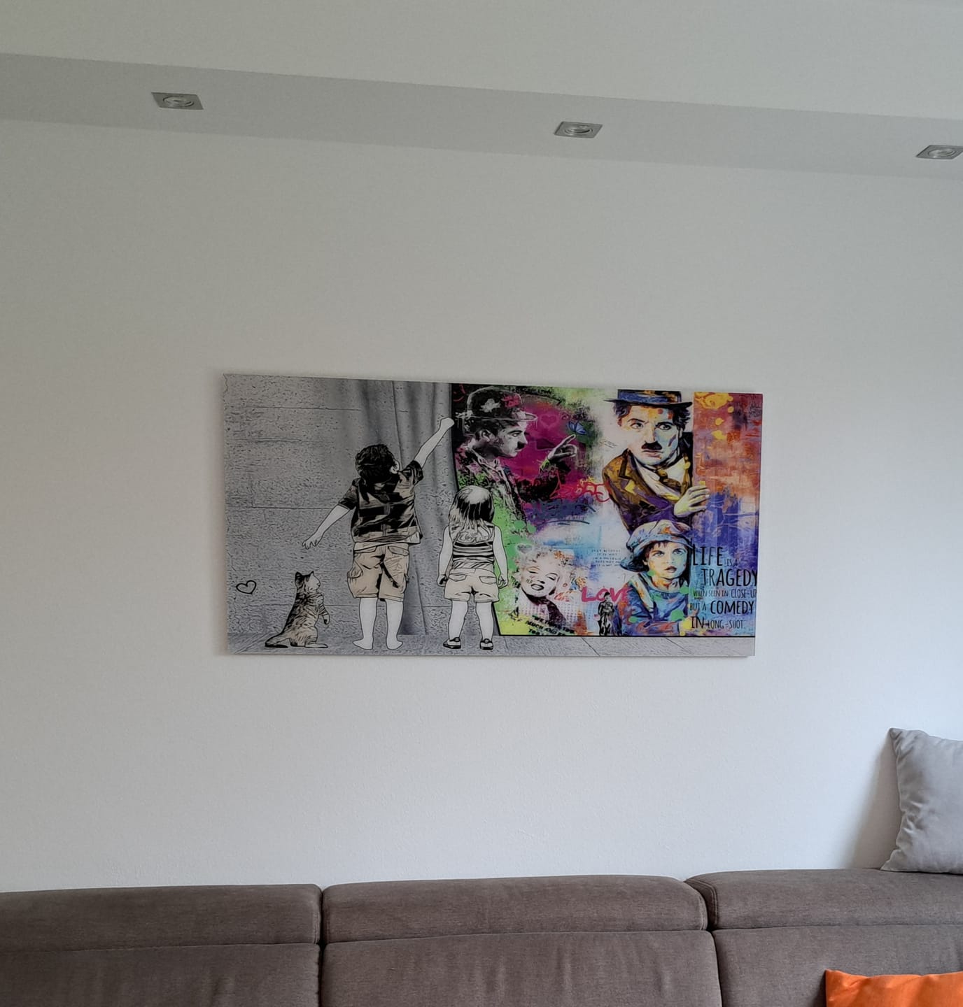 Customer photo review of Banksy Curtain