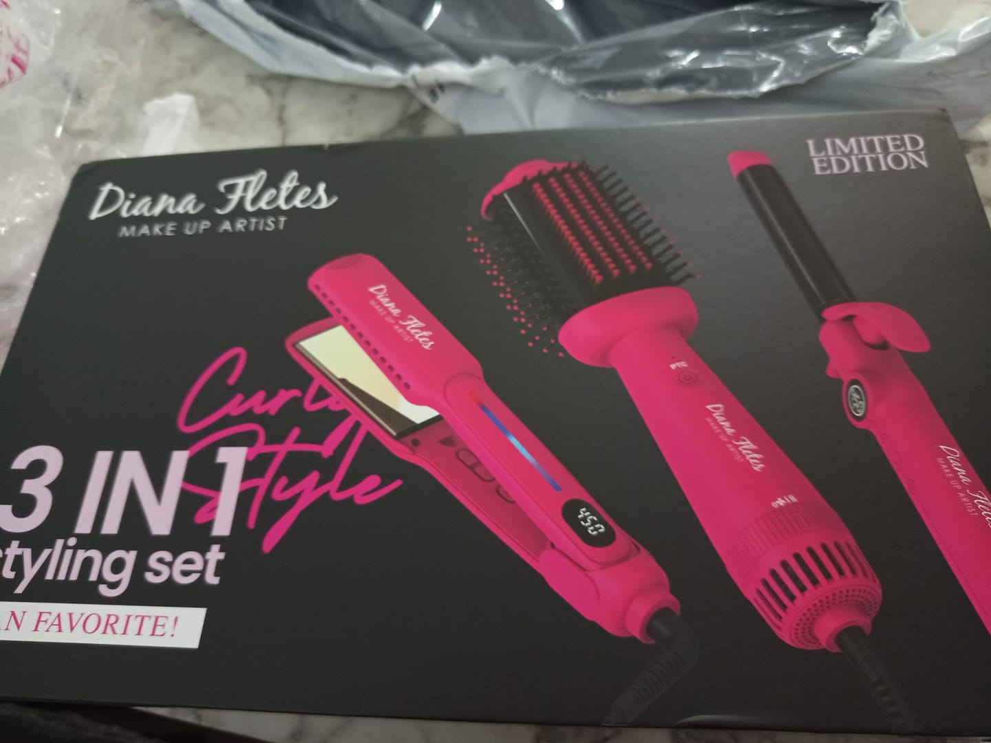 Customer photo review of Set 3 en 1 Estilizado Profesional Diana Fletes