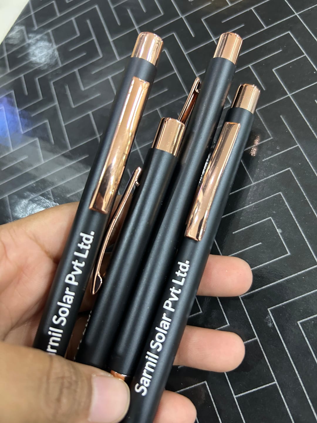Customer photo review of Premium Metal Pen | Best Corporate Gift | PrintMine.in