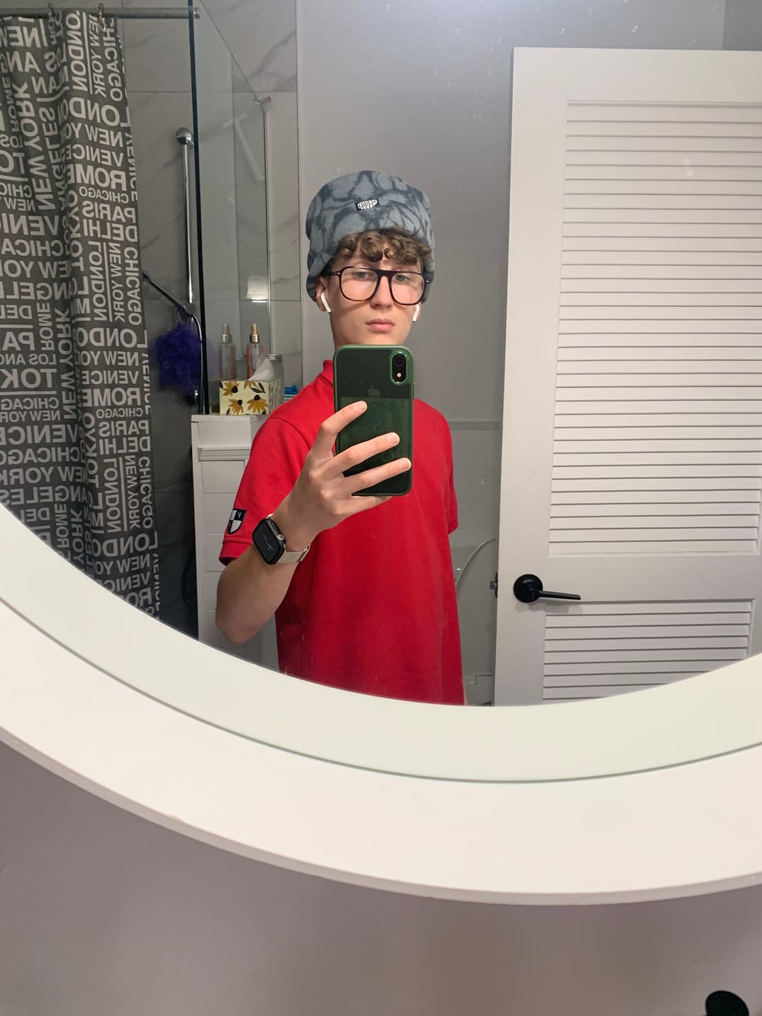 Customer photo review of Cell Beanie - Grey