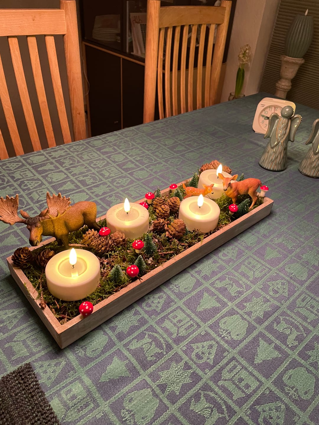 Customer photo review of LED Jumbo Fyrfadslys 2 stk. (Store) Hvid