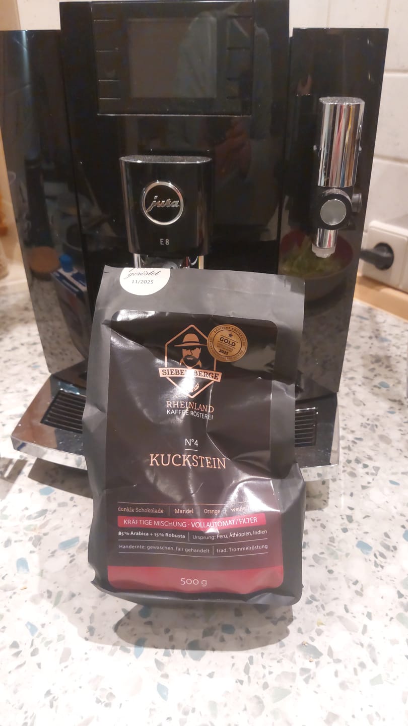Customer photo review of N°4 Kuckstein – perfekte Balance für Vollautomat & Filterkaffee