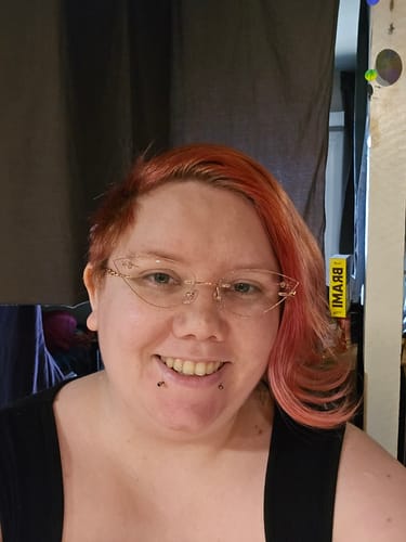 Customer photo review of Jade Eyeglasses