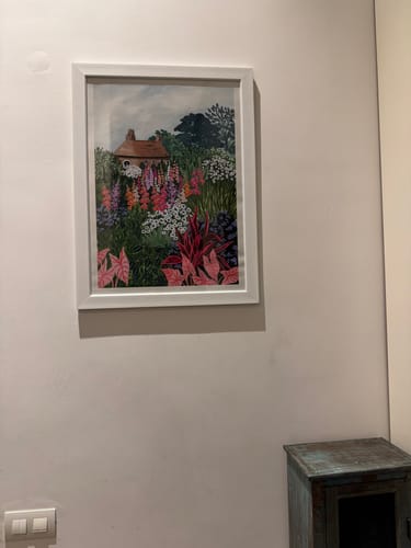 Customer photo review of Flower Vase Botanical Art