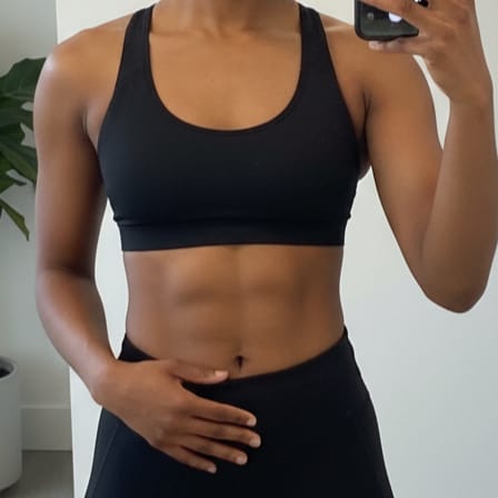 Customer photo review of Flat Belly Syrup