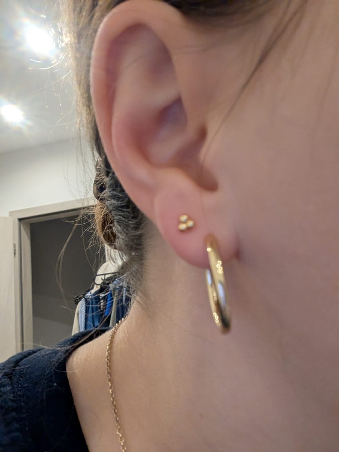 Customer photo review of Kugel Ohrstecker in 925 Silber