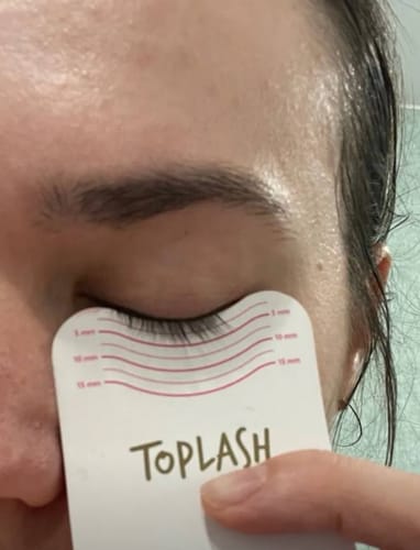 Customer photo review of Toplash eyelash and eyebrow growth serum — 3ml
