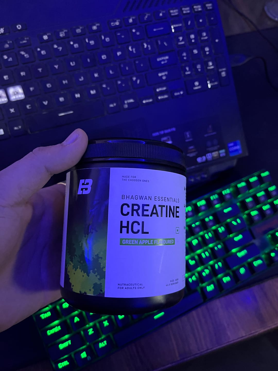 Customer photo review of Creatine HCL  | 100% Pure (Limited Edition)