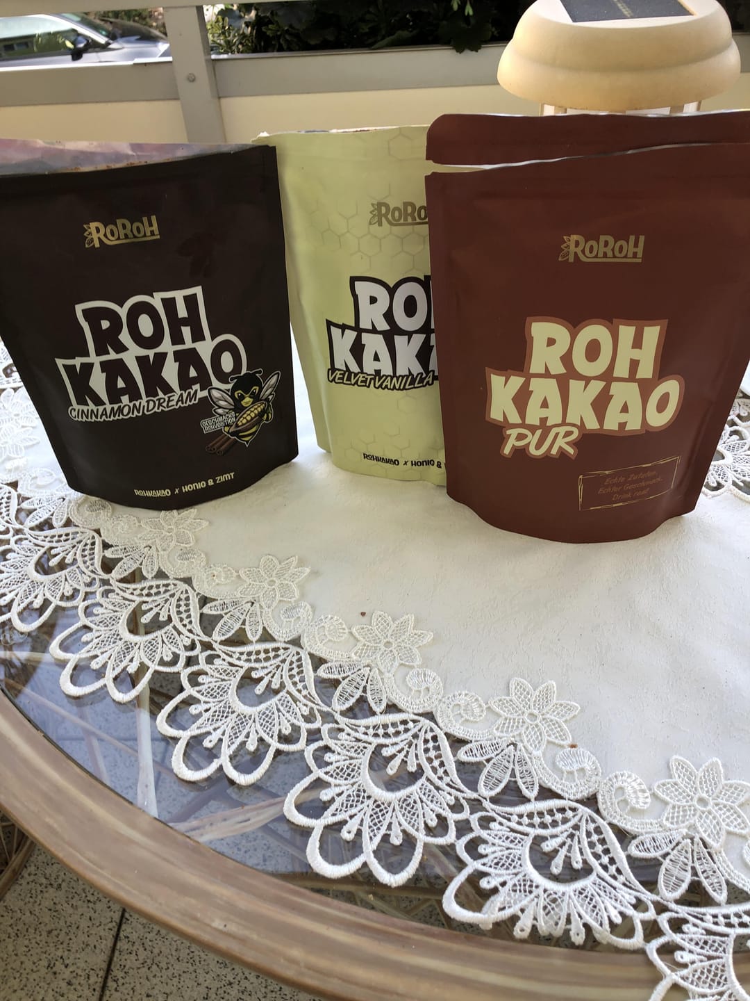 Customer photo review of Velvet Vanilla - Rohkakao TOPPING (Honig & Vanille) 250g