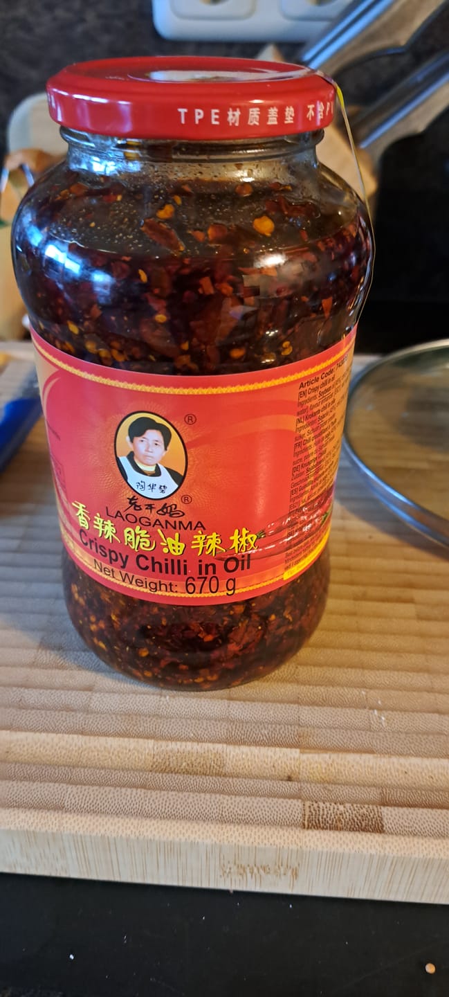 Customer photo review of Lao Gan Ma Chilli in Öl 670 g
