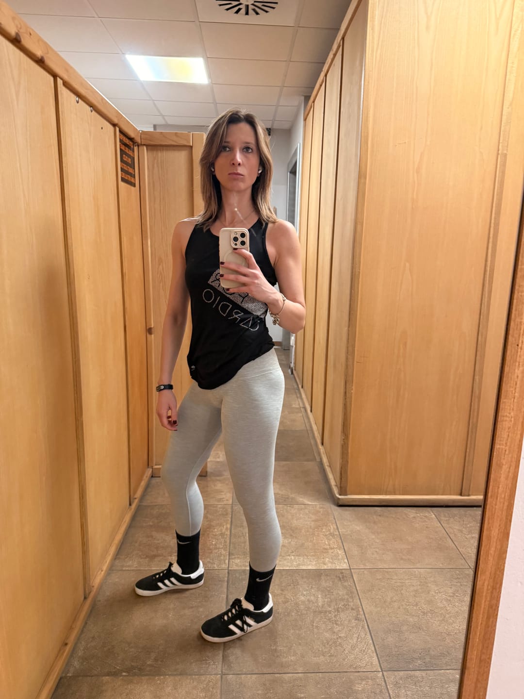 Customer photo review of Leggings Push Up Pulsar Grigio