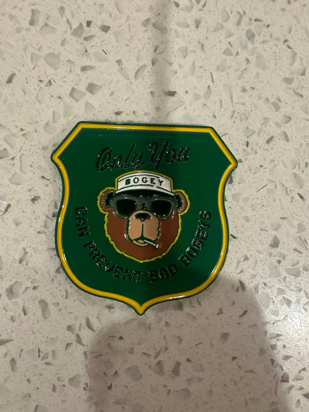 Customer photo review of Bogey Camp Scout Enamel Ball Markers