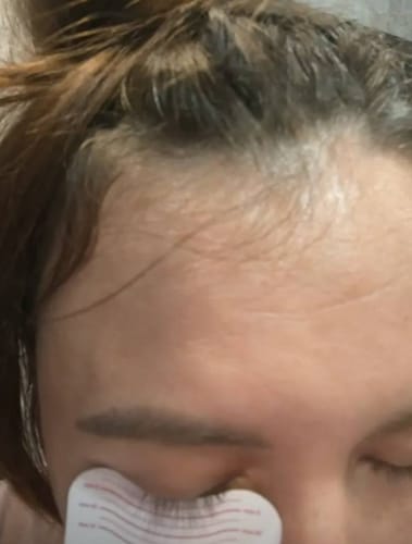 Customer photo review of Toplash eyelash and eyebrow growth serum — 3ml