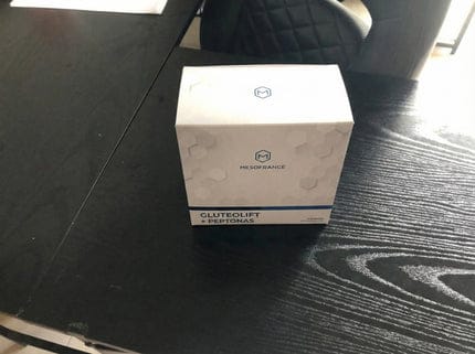 Customer photo review of Tratamiento Glúteolift + Peptonas con Ácido Hialurónico