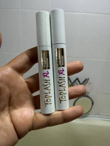 Customer photo review of Toplash eyelash and eyebrow growth serum — 3ml