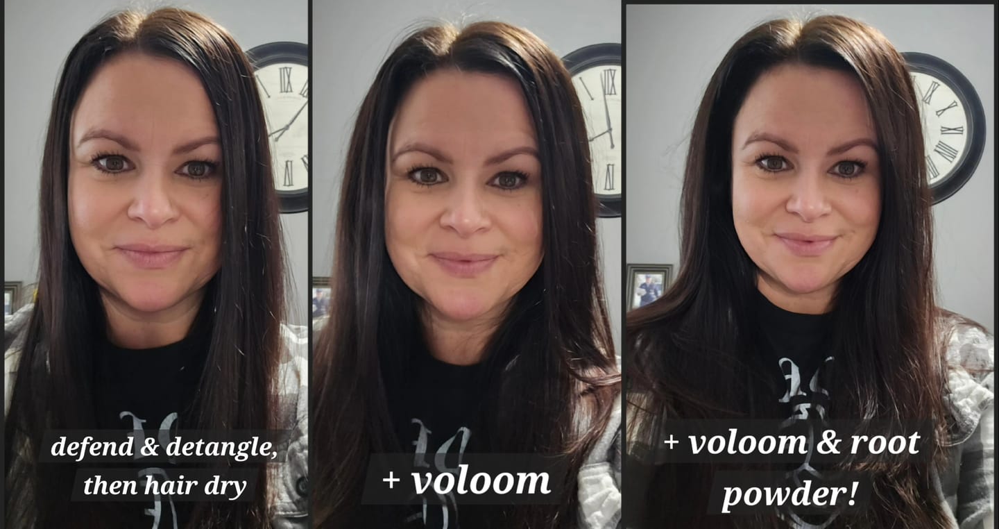 Customer photo review of Root Texturizing Powder