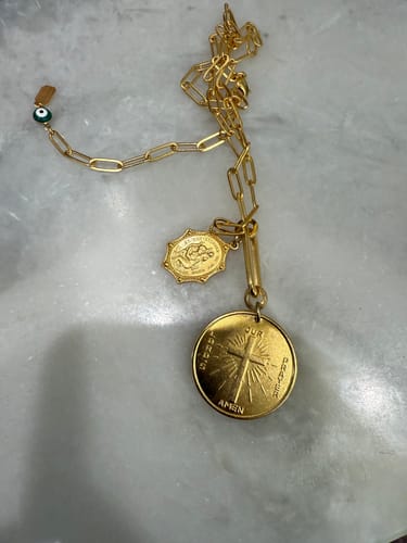 Customer photo review of St. Christopher Necklace
