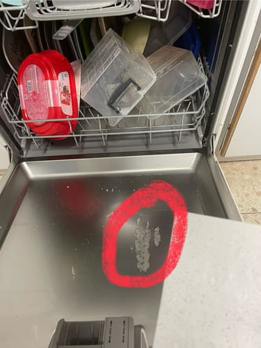Customer photo review of דפי ניקוי למדיח