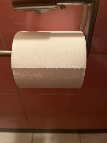 Customer photo review of 100% Bamboo Unwrapped Toilet Paper | 3-Ply