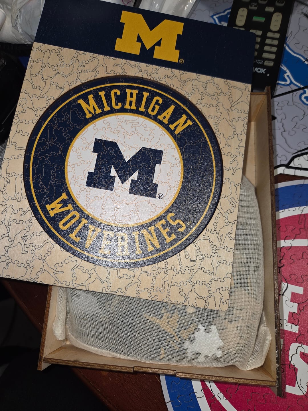 Customer photo review of University of Michigan - Wooden Puzzle