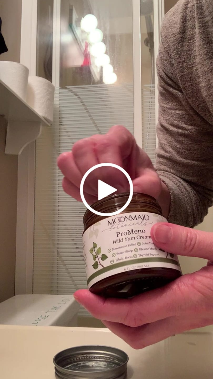 Customer video review of ProMeno Women's Wild Yam Cream (6oz)