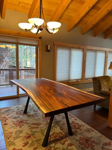 Customer photo review of Table Legs 414 Hatty 28" H Modern Metal Table Legs