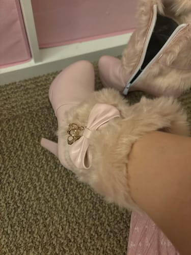 Customer photo review of Back in stock: Pink Bow Shoes size: 35