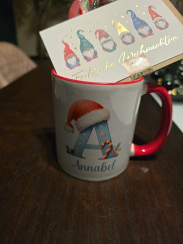 Customer photo review of Tasse Personalisiert - Weihnachtstasse 2