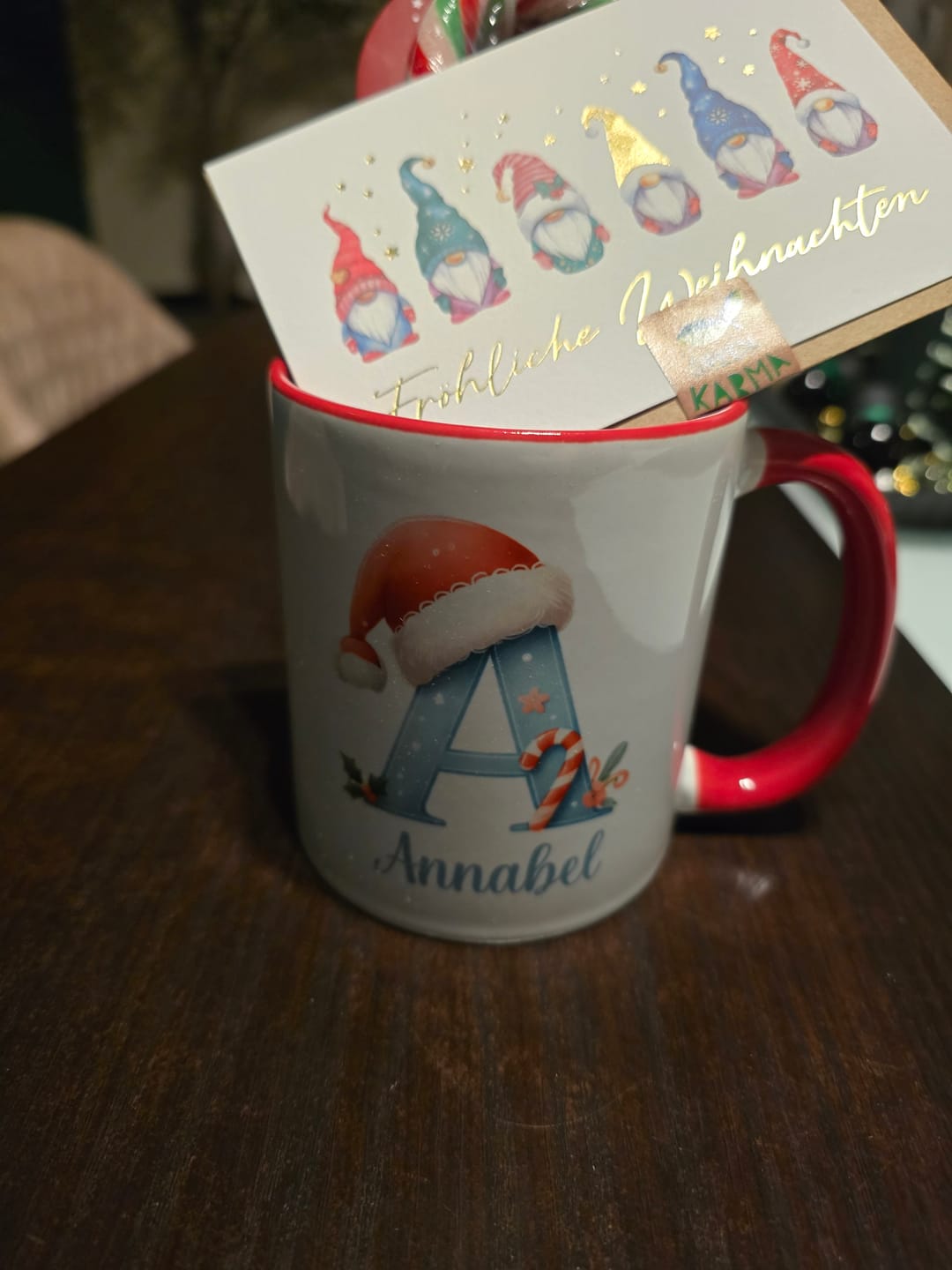 Customer photo review of Tasse Personalisiert - Weihnachtstasse 2