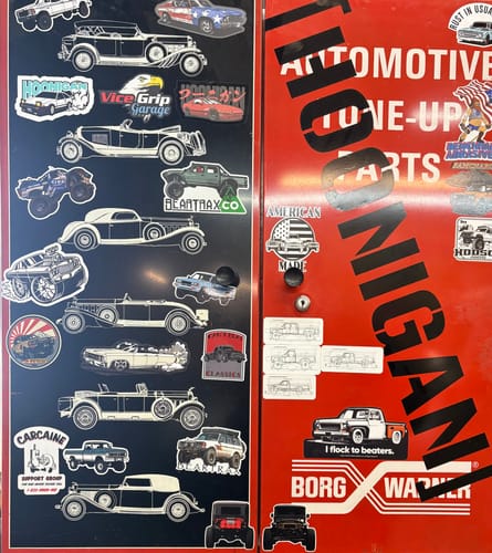 Customer photo review of FJ40 Sticker Pack- 3 Pack